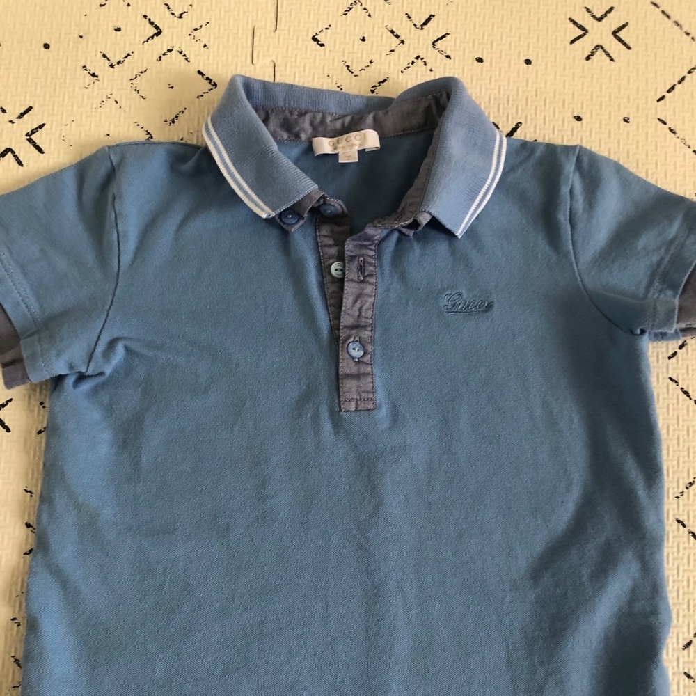 Gucci toddler boy polo shirt, like new
